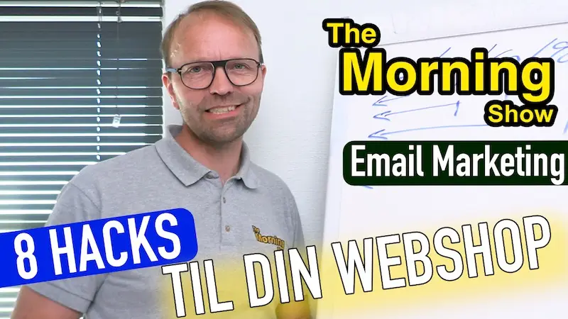 Email marketing  – 8 hacks der øger din omsætning i din webshop